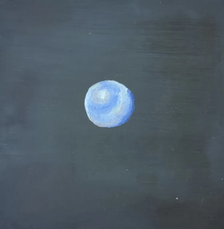 Blue Pearl, paint by Wills McFadden
